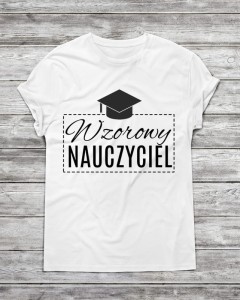 Koszulka męska " WZOROWY NAUCZYCIEL"