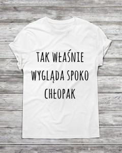 Koszulka męska tak właśnie wygląda spoko chłopak