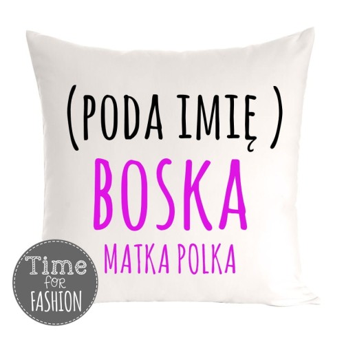 Poduszka na dzień mamy z imieniem mamy