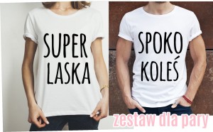 Zestaw dla pary - 2 koszulki