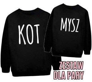 Zestaw dla pary 2 bluzy   