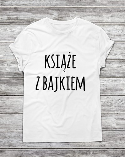 Koszulka męska książe z bajkiem