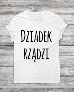 Koszulka męska "Dziadek rządzi "