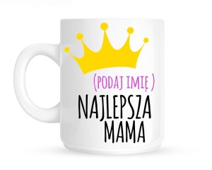 Kubek na dzień mamy z imieniem mamy 