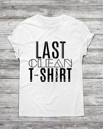 Koszulka męska "last clean t-shirt"