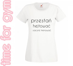 Koszulka na siłownię / fitnes 