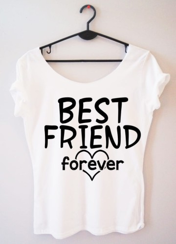 PROORIGINAL BLUZKA"BEST FRIEND FOREVER+MAŁE SERDUSZKO"