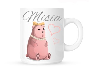 Kubek"MISIA - ROŻOWY MIŚ"  