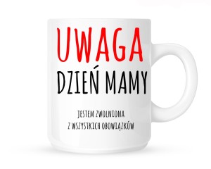 Kubek na dzień mamy z imieniem mamy 