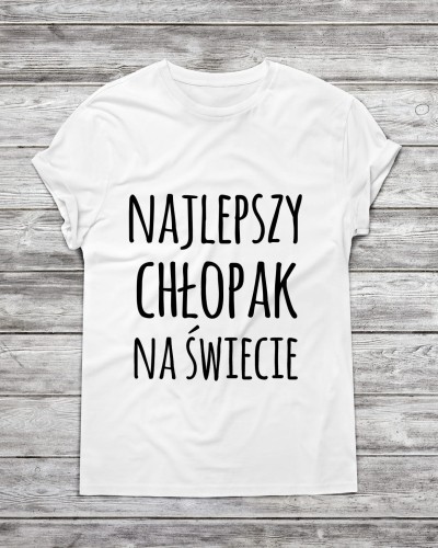 Koszulka męska najlepszy chłopak na świecie