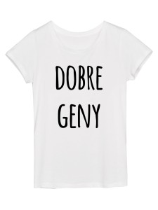Koszulka damska "dobre geny"