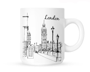 Kubek     "LONDON"